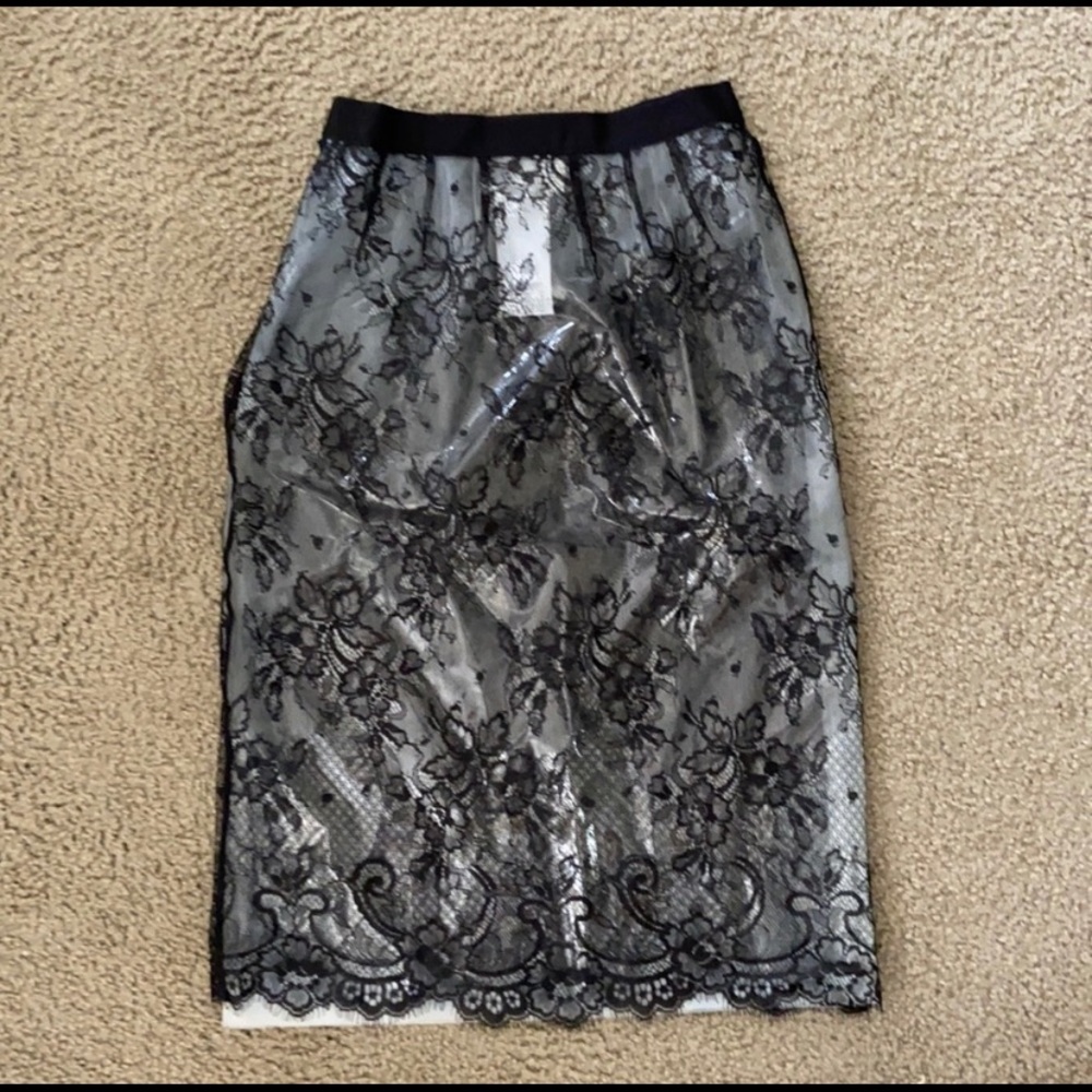 Maison Margiela Black Pencil Skirt Sz 40
